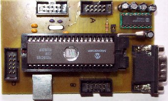PIC16C765 USB Testboard
